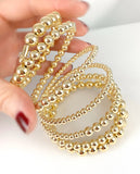 Gold beads Bracelet All-in-one