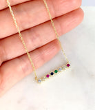 Rainbow Swing Necklace